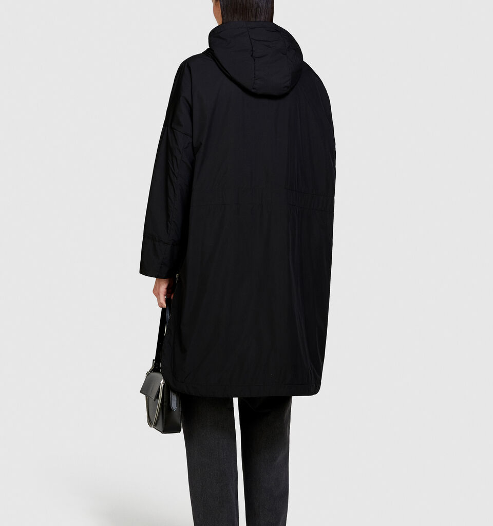 Oversized fit padded parka - women's jackets - Black | Sisley image number 3
